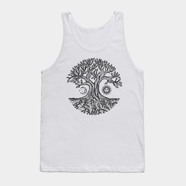 Tree of Life - Yggdrasil Tank Top by Nartissima